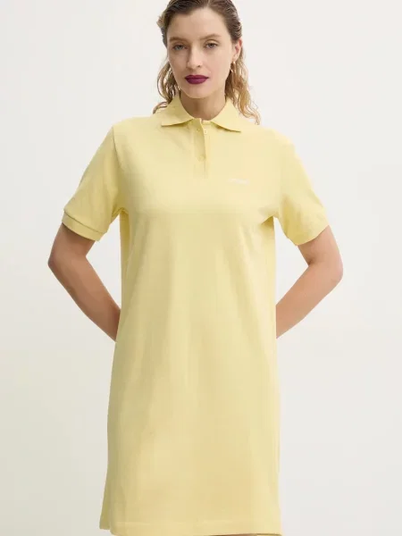 Sukienka Sophia mini dopasowana żółty