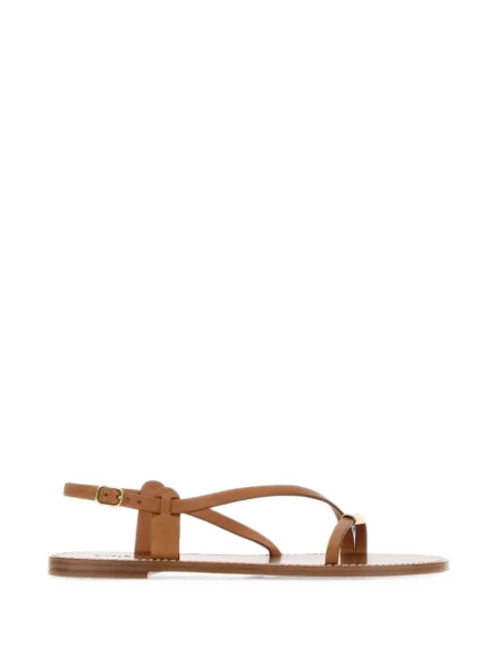Sandale Chloé din piele maro