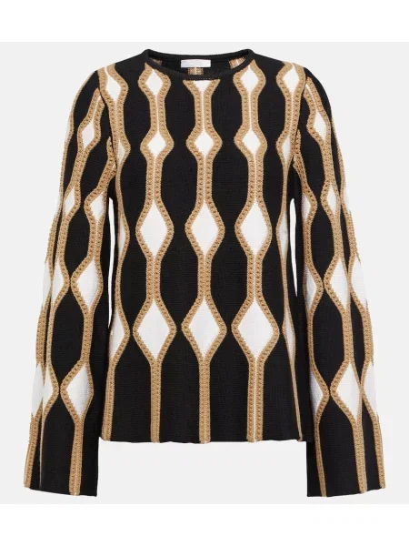 Pulover Chloã© de lână maro