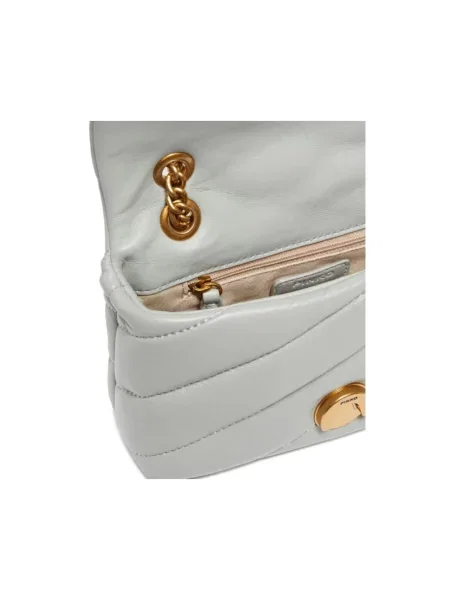 PINKO Torebki Kobieta ONE SIZE Skóra Baby Love Bag Puff niebieski