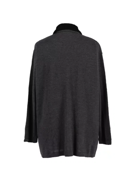 Gulerat cardigan Mondrian negru