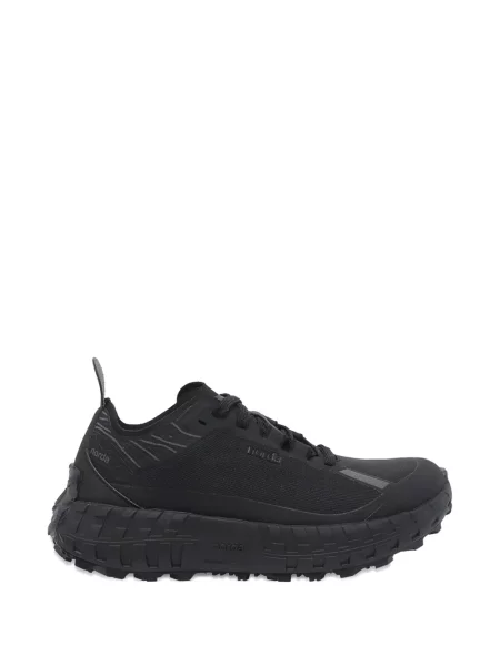 Sneakerși Norda cu șireturi din dantelă negru