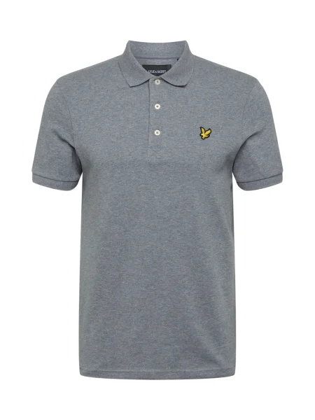 Lyle & Scott Tricou gri amestecat galben negru