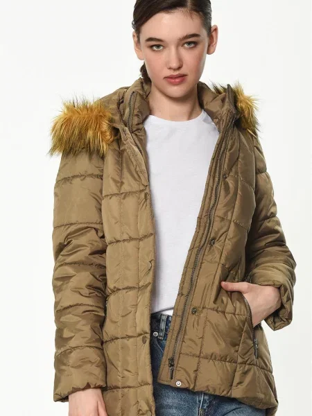 Płaszcz Dewberry brązowy