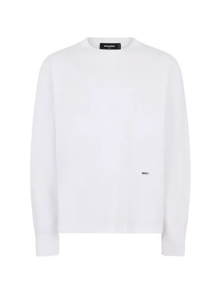 Pulover Dsquared2 cu autograf alb