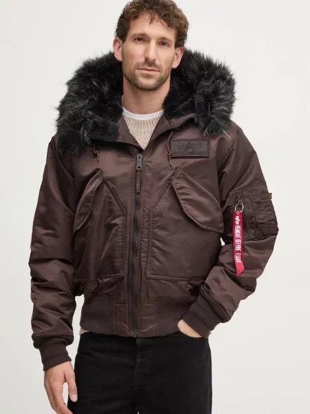 Alpha Industries geaca barbati de iarna maro