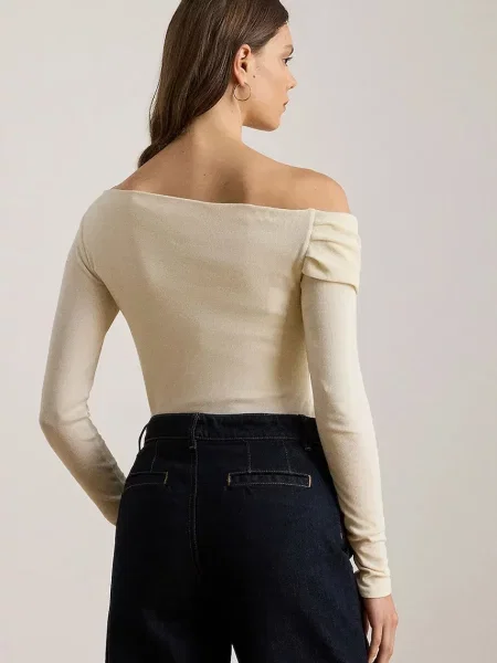 Lauren Ralph Lauren sweter lekki beżowy