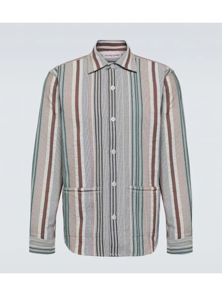 Srajca Orlebar Brown s črtami bela