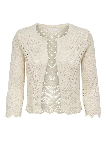 JDY Geacă tricotată Sun crem