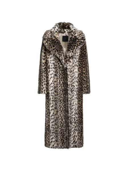 Leopardí kabát Bb Couture s potiskem s klopou