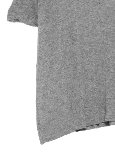 Marškinėliai su v formos iškirpte Private 0204 v formos iškirpte pilka