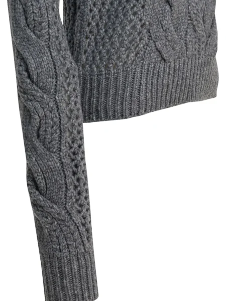 Pulover Max Mara tricotate gri