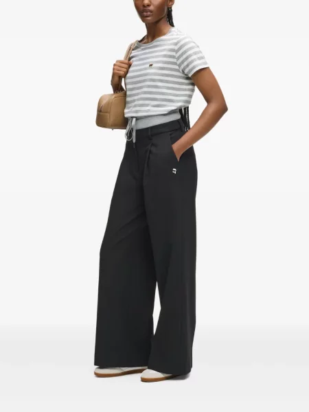 Tricou Karl Lagerfeld cu dungi gri
