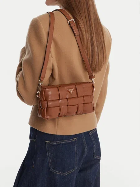 Guess Geantă Marion Mini maro