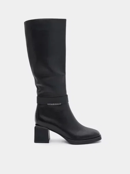 Кожаные сапоги Blizzarini черные