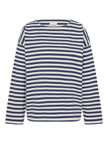 Koszulka Posse w paski biała