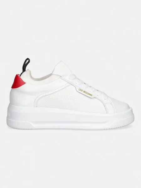 Love Moschino sneakers alb