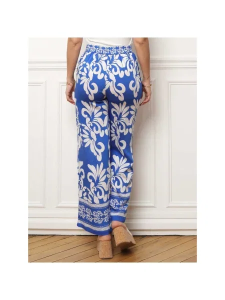 Pantaloni La Modeuse albastru
