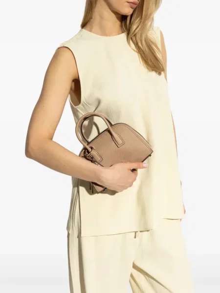 Geanta de piele Michael Michael Kors din piele maro