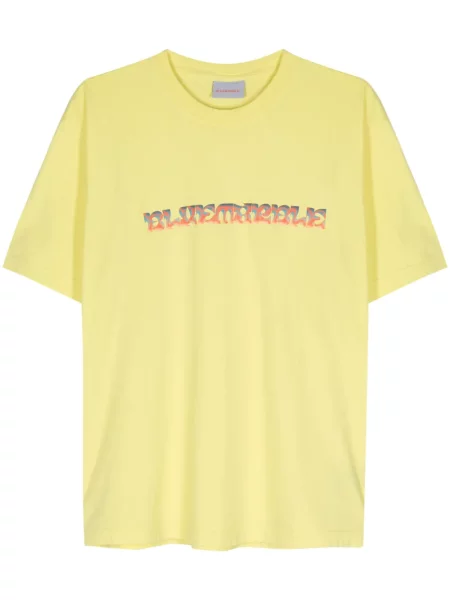 Тениска Bluemarble с принт жълто