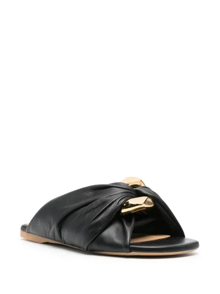 Papuci Jw Anderson din piele negru