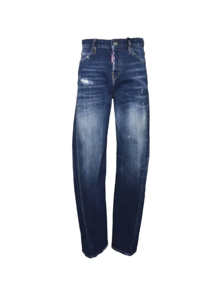 Blugi Dsquared2 zdrențuiți albastru