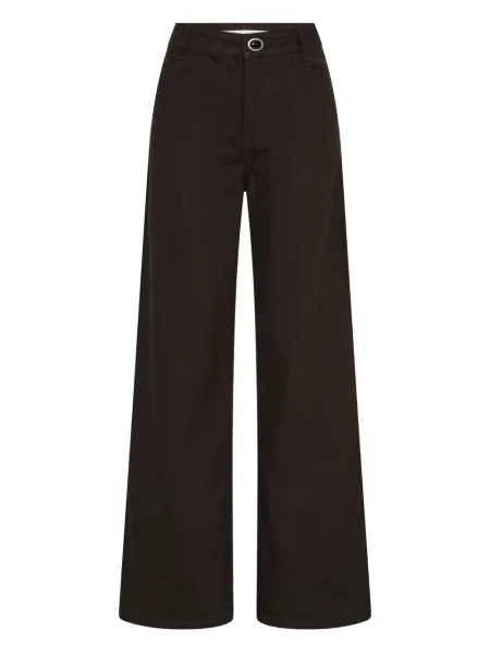 Jeansy dzwony Christopher Esber dzwony brązowe