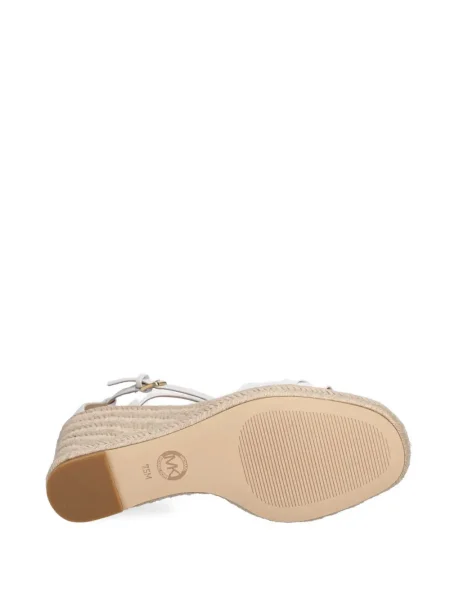 Portofel Michael Michael Kors din piele cu imagine cu model floral alb