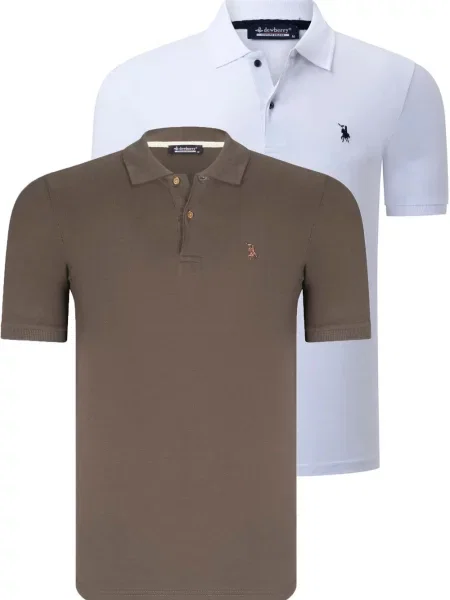 Tricou polo Dewberry maro