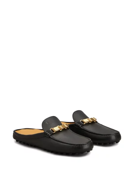 Papuci tip mules Tod's negru