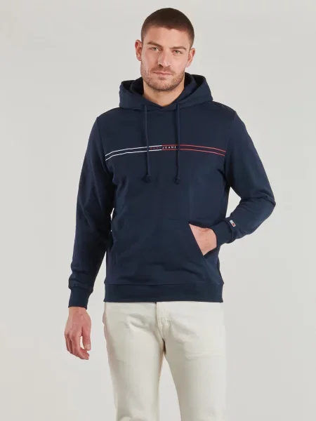 Majica s kapuljačom Tommy Jeans plava