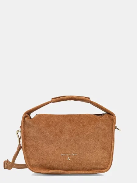 Ročna torba Patrizia Pepe rjava
