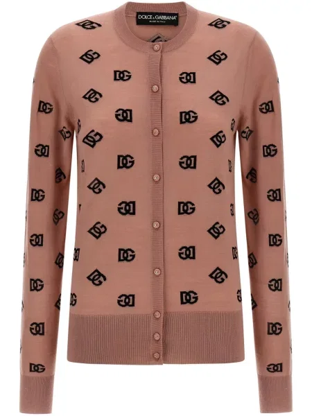 Cardigan Dolce & Gabbana cu imagine roz