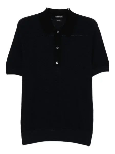 Polo Tom Ford de lână negru