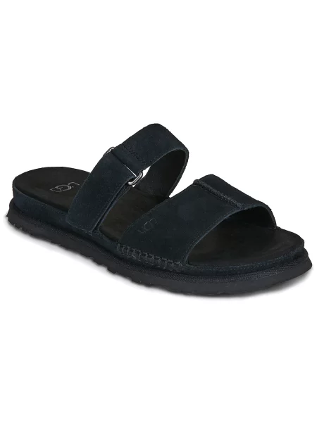 UGG papuci din piele W Goldengaze Slide negru