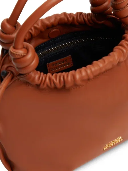Tommy Hilfiger Geantă Th Soft Leather Med Crossover maro