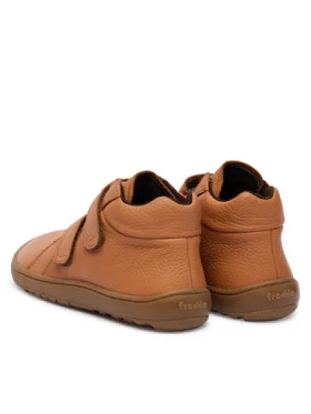 Froddo Gležnjarji Barefoot Winter Furry S rjava