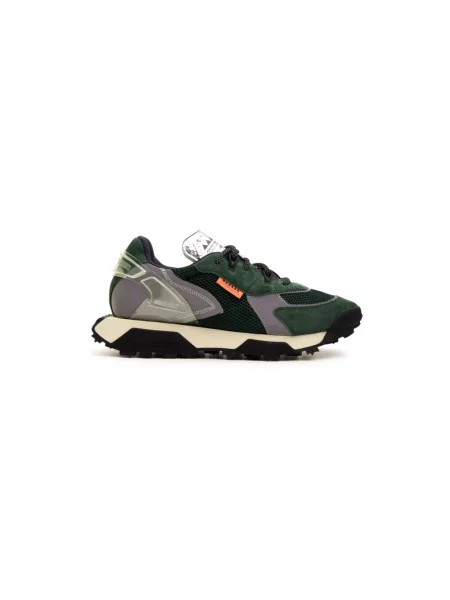 Buty do biegania Run Of zamszowe do biegania zielone