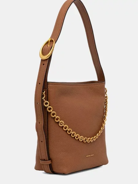 Michael Kors De piele geantă pe umăr Nolita maro