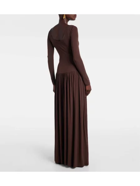 Rochie maxi Aya Muse de costum maro