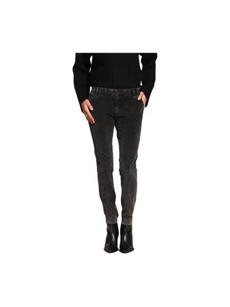 Jeansy Mason's sztruksowe czarne