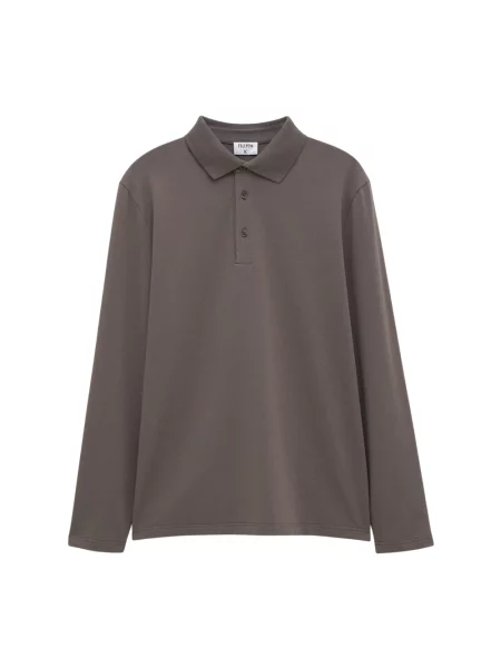 Lniana koszulka polo Filippa K zielona