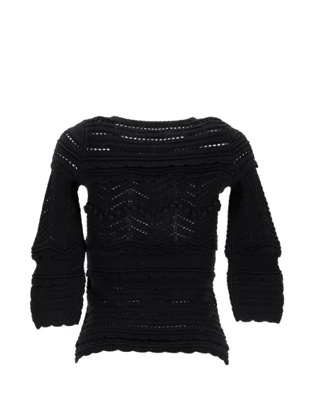 Pulover Isabel Marant ajurat negru
