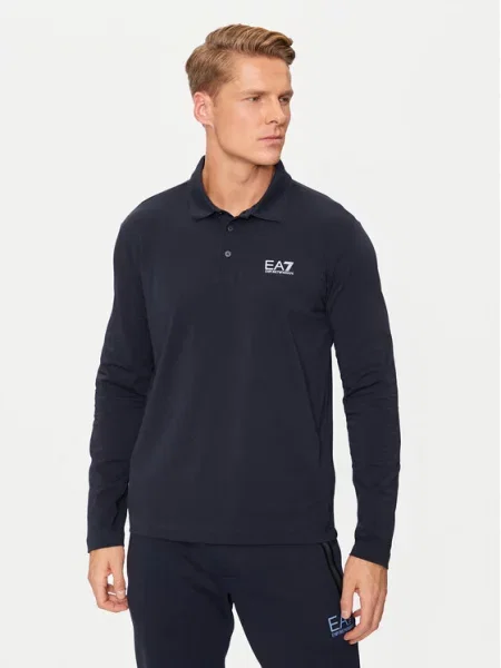 Поло Ea7 Emporio Armani синее