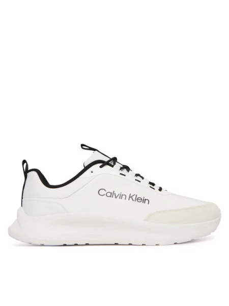 Blugi Calvin Klein din piele alb