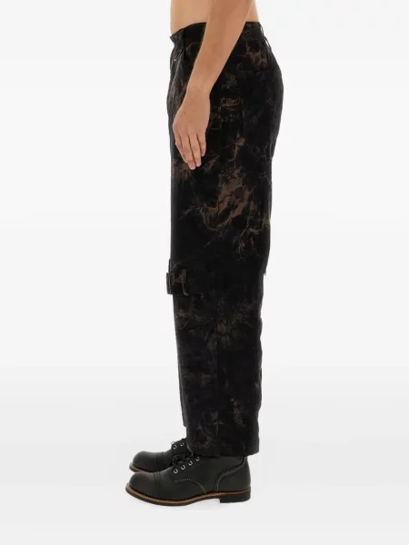 Kalhoty Aie s vázáním černé