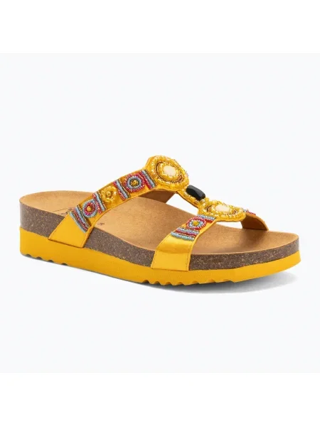 Дамски джапанки Scholl New Bogota Wedge Med tangerine оранжево