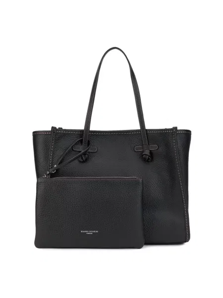 Shopperka Gianni Chiarini skórzana czarna