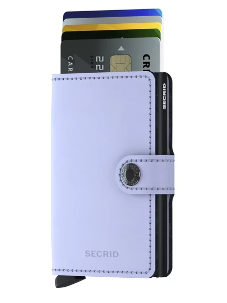 Secrid Кожен портфейл виолетово