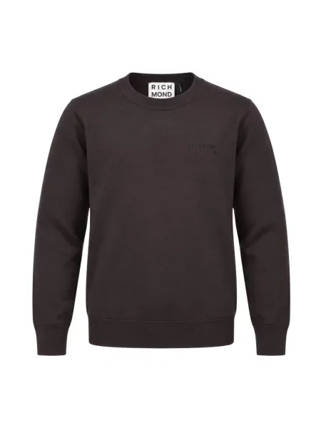 Sweter John Richmond wełniany brązowy
